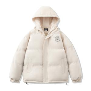 Пуховик Unisex с капюшоном утепленный стеганый 361°, wool белый