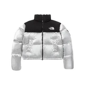 Куртка (WMNS) The North Face White Label Novelty Nuptse Down Jacket Asia Sizing 'SE Silver', черный