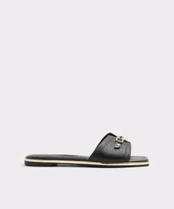 Женские сандалии на плоской подошве с квадратным носком Aldo, черный