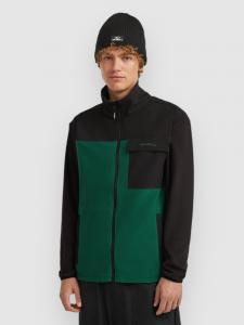 Флисовый пуловер O'Neill Fwc'Peak Polartec Hyper Half-Zip Fleece Pullover, emerald envy colour block
