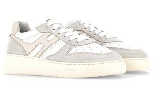 Кожаные кроссовки на платформе с вставками H630 Women's HOGAN