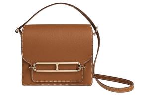 Рюкзак мини-кроссбоди женский Roulis из телячьей кожи Evercolor с носом поросенка HERMES