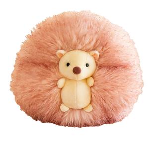 Плюшевая игрушка в виде шарообразного дикобраза панды, высота 40 см WELTSTON, розовый