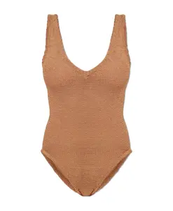 Слитный купальник Сэди Hunza G, коричневый