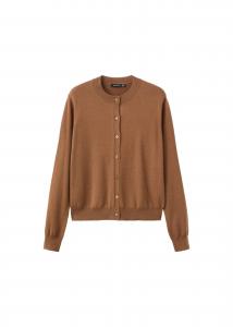 MANGO Кардиган 'Olsen' вязаный, цвет карамель