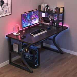 Игровой стол Naijia 80х50 см с усиленной конструкцией, черный