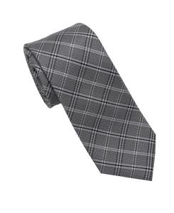 Мужской галстук в клетку Глен Плейд KARL LAGERFELD PARIS, Black Gray