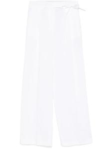 Eleventy брюки со складками, белый