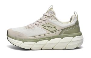 Износостойкие и легкие кроссовки для бега с низким верхом, женские, серо-зеленые LOTTO, Oat White