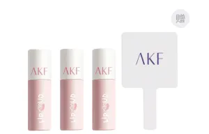 Набор помад Sweet Love, легко растушевывается, стойкая матовая, не оставляет следов, три предмета в подарочном наборе с зеркалом AKF