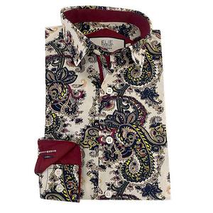 Мальчиковая рубашка slim fit с принтом пейсли Elie Balleh