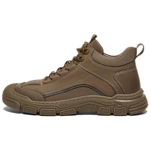 Мужские ботинки Martin длиной до щиколотки BASTO, Khaki Fleece-Lined