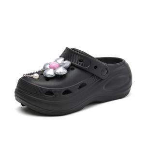 La Chapelle Клоги женские черные, цвет Black