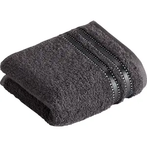 Набор гостевых полотенец Cult de Luxe с блестящей отделкой Vossen, графит