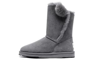 Зимние ботинки женские серый Au&Mu