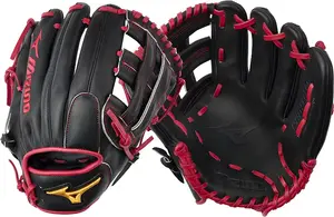 Перчатки Mizuno 11,75 дюйма Austin Riley AR27 Pro Series 2024 г, черный/красный