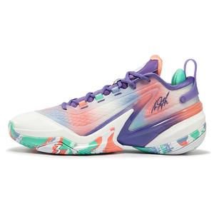 361° Баскетбольные кроссовки AG 5 с амортизацией, противоскользящие, износостойкие, ударопрочные, низкие, мужские, белые, синие