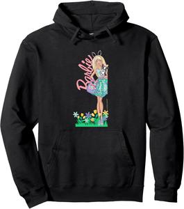 Худи с пасхальным кроликом и собакой Барби Barbie, черный