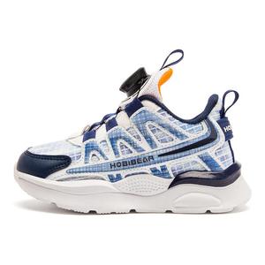 Дышащие, нескользящие и износостойкие низкие детские кроссовки для бега HOBIBEAR, серый/черный