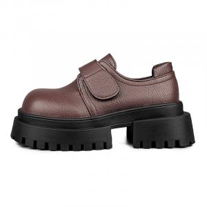 Лоферы женские черные, коричневые, белые N6N8