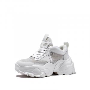 SELAIYA Низкие массивные кроссовки женские белые