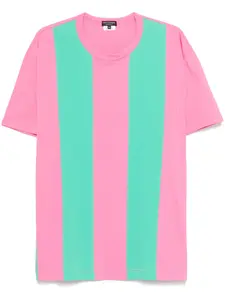 Футболка в полоску Comme des Garçons Homme Plus, розовый