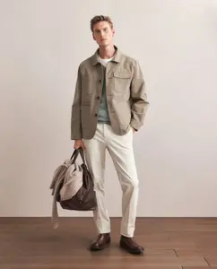 Мужской хлопковый рабочий Emidio Tucci, светло-бежевый