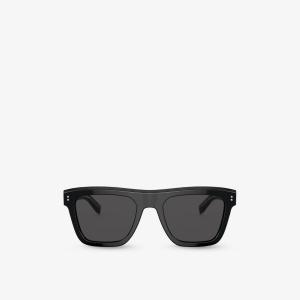 Солнцезащитные очки DG4420 в квадратной оправе из ацетата ацетата Dolce & Gabbana, черный