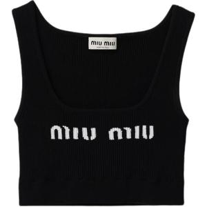 Жилет женский черный Miu Miu