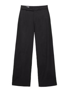 Брюки свободного кроя Pull&Bear, черный