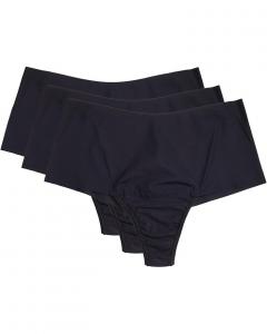 Стринги Hanky Panky Breathe Hi-Rise Thong 3-Pack, цвет Black/Black/Black