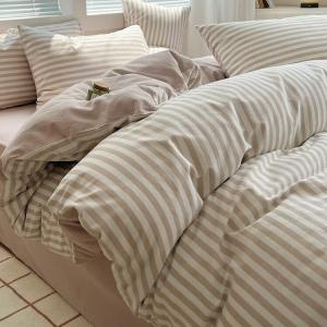 Yalu Комплект постельного белья 4 предмета, простыня 200 см, пододеяльник 220x240 см