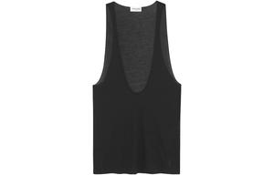 Жилет женский черный Saint Laurent