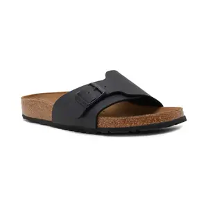 Кожаные тапочки Catalina bf Birkenstock, черный