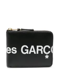 Кошелек с логотипом Comme Des Garçons Wallet, черный