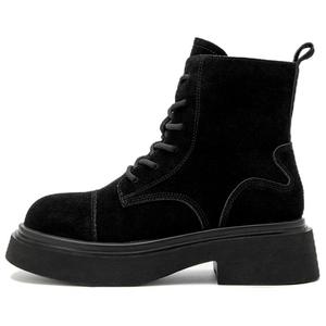 BATA Ботинки Martin женские, черно-желтые