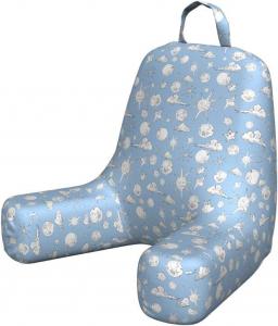 Наволочка для подушки для чтения Lunarable Bohemian Stars, с принтом в виде луны, острых лучей и солнца в пастельных тонах, мягкая, без наполнителя, размер S, многоцветная., Multicolor