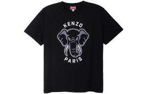 Футболка мужская Kenzo Elephant-print, черный