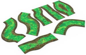 2D Модульный набор «Реки» — токсичные Inna marka