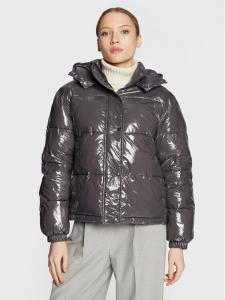 Пуховик свободного кроя Samsøe Samsøe, серый