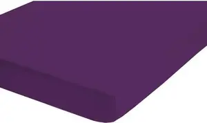 Простыня на резинке biberna fine jersey DARK VIOLET 90-100x200 см Biberna