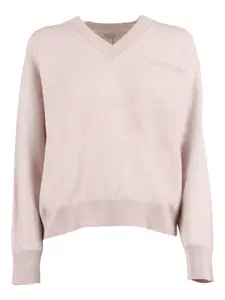 Свитер с V-образным вырезом Peserico, розовый