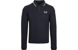 Рубашка поло мужская темно-синяя Emporio Armani, темно-синий