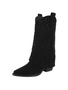 Ital-Design Черные туфли на высоком каблуке