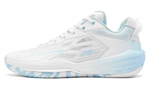 QIAODAN Баскетбольные кроссовки FETEAM Low Top мужские Jordan White Glacier Blue