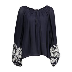 Синяя вискозная рубашка Kocca, синий