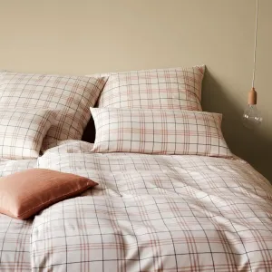 Элегантный мягкий фланелевый комплект постельного белья Livingston, цвет кремово-терра, размер 135х200+80х80 Elegante