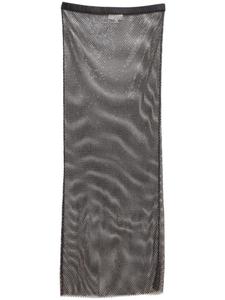 Макси-юбка в сетку Fleur Du Mal, черный