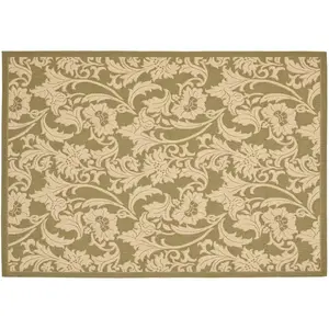 Ковер для внутреннего и наружного применения с цветочным мотивом Safavieh, мультиколор, 244x336 см