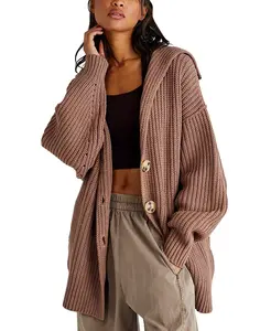 Женский кардиган Swim Too Deep с длинными рукавами Free People, коричневый